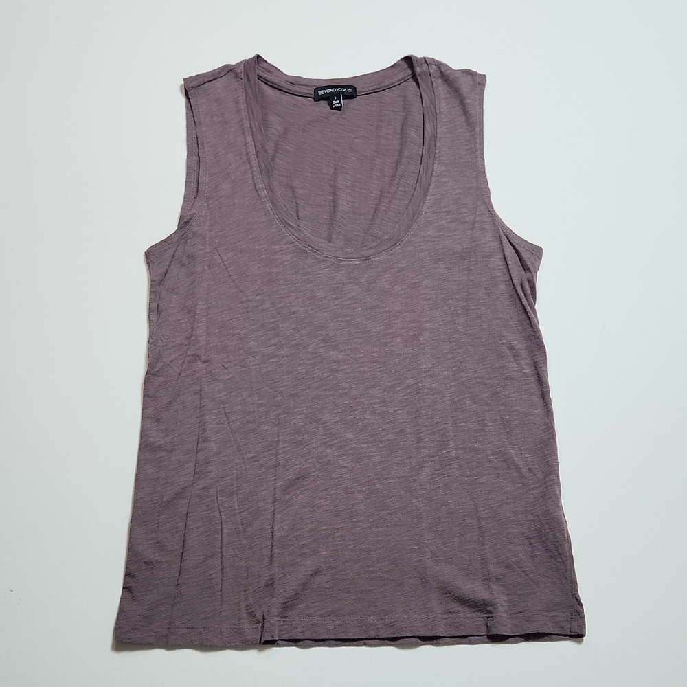 Beyond Yoga Purple Modal Cotton Blend Tank Top Small Made in USA